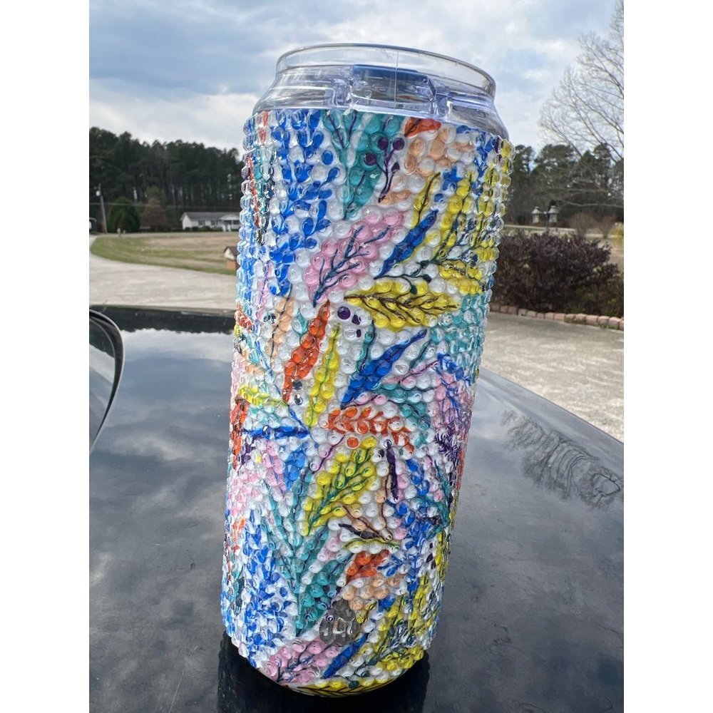 Rhinestone Embellished TAL Stainless Steel Tumbler 18 Ounces